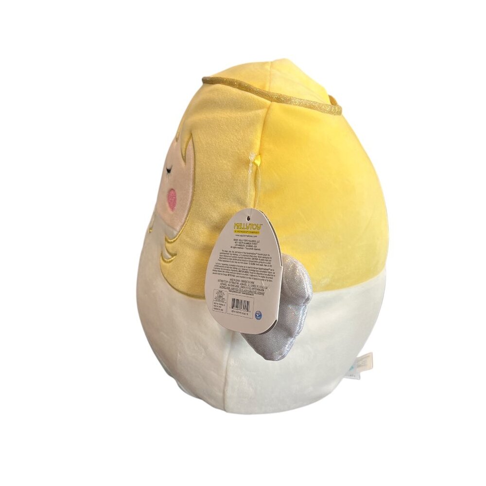 ANGEL SQUISHMALLOWS 12" Plush Nicky Yellow Hair Gold Halo Silver Wings - Picture 4 of 12